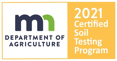 2021 Certified Soil Testing Program through the Minnesota Department of Agriculture